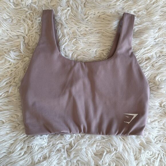 Gymshark Dreamy Sports Bra Taupe Size XS Yoga - Picture 2 of 4